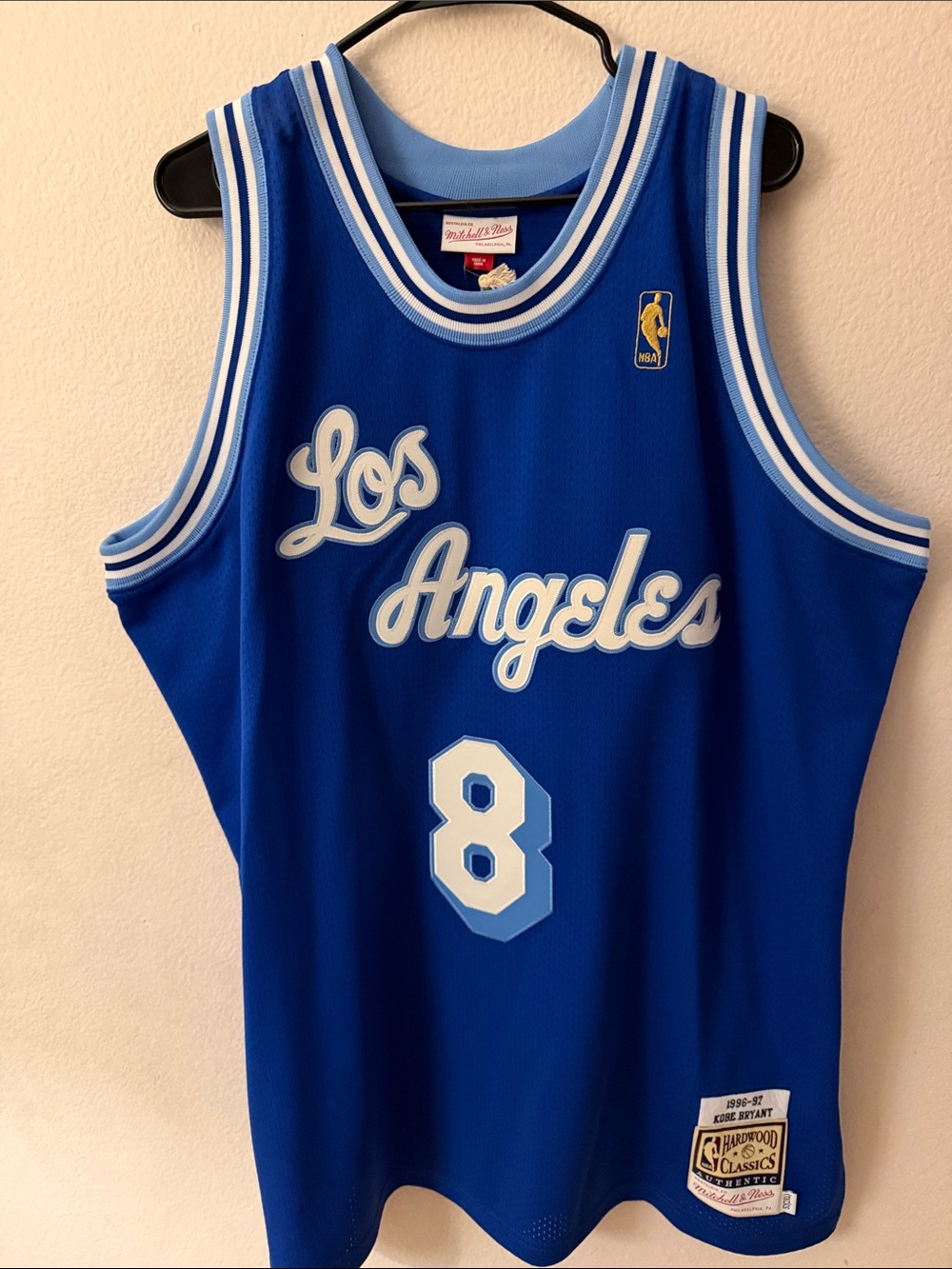 NBA LAKERS 96 KOBE BRYANT AUTHENTIC ALTERNATE JERSEY